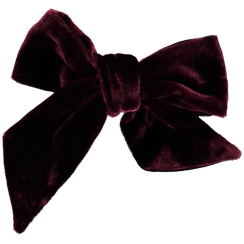 Bebe Organic Maroon Lorena Bow