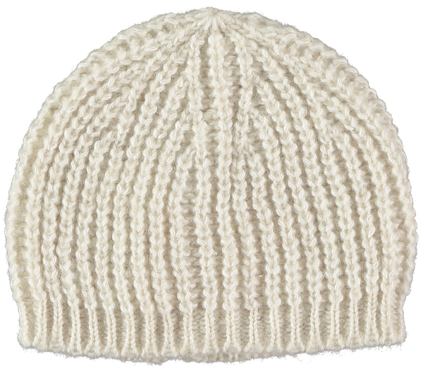 Pequeno Tocon Ivory Wool Hat
