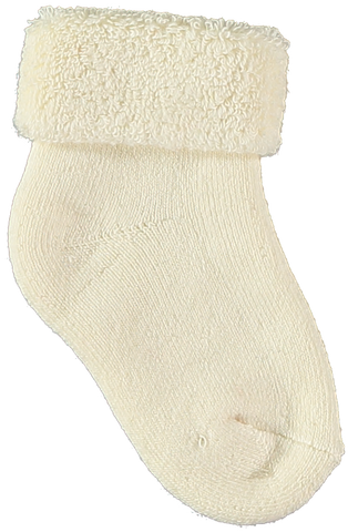 Pequeno Tocon Ivory Baby Socks Rizo