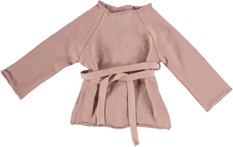 Pequeno Tocon Pink Knit Belted Sweater Set