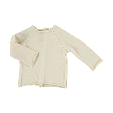 Pequeno Tocon Ivory Knit Sweater Set