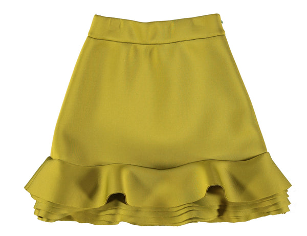 Nikolia Green Minimal Skirt