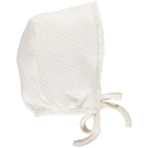 Bebe Organic Natural Pointelle Bonnet