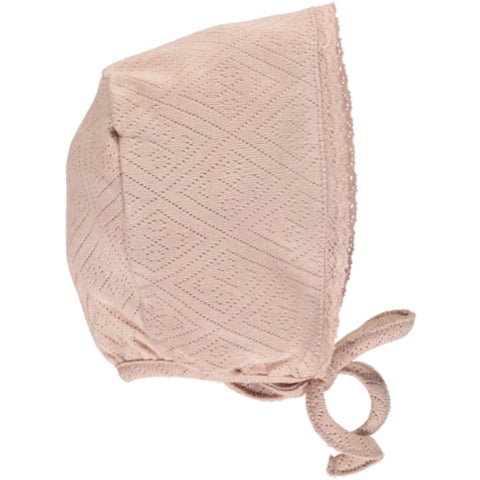 Bebe Organic Blush Pointelle Bonnet