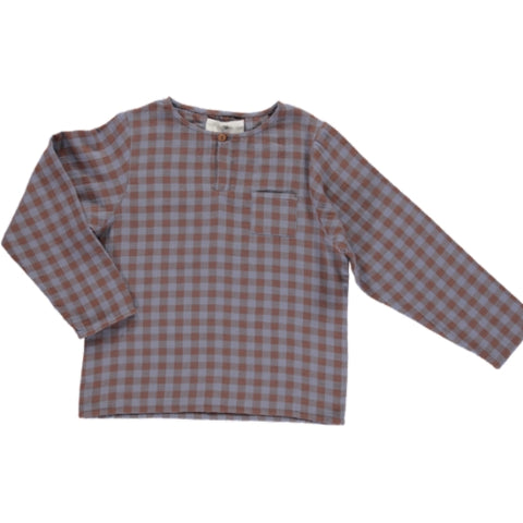 Bebe Organic Oliver Gingham Shirt