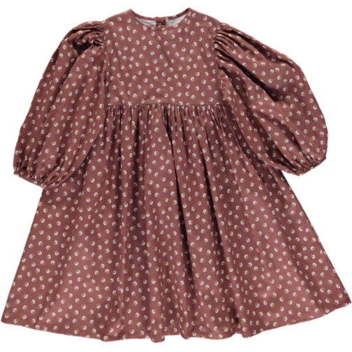 Bebe Organic Walnut Ditsy Floral Flora Dress