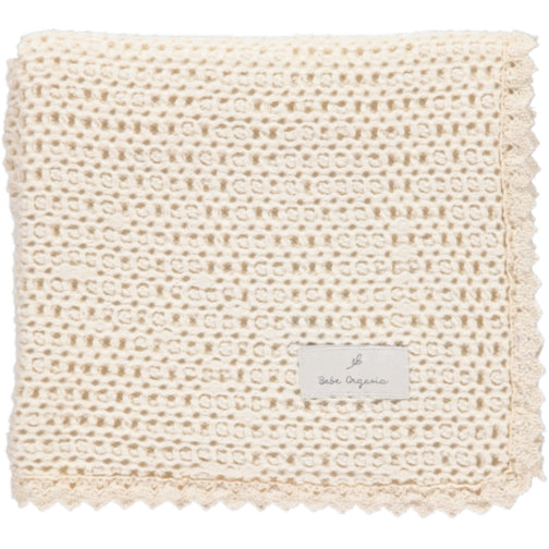 Bebe Organic Natural Waffle Blanket