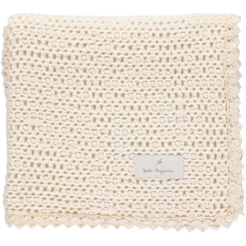 Bebe Organic Natural Waffle Blanket