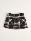 Nanos Plaid Mini Skirt