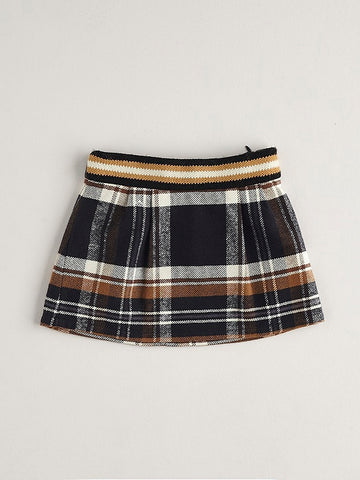 Nanos Plaid Mini Skirt