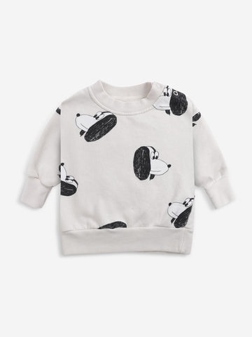 Bobo Choses Stone Baby Doggie All Over Sweatshirt