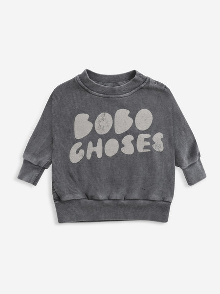Bobo Choses Baby Washed Grey Bobo Choses Sweatshirt