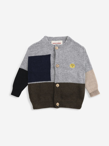 Bobo Choses Baby Geometric Knitted Cardigan