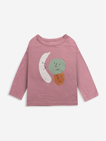 Bobo Choses Purple Fruits Long Sleeve T-shirt