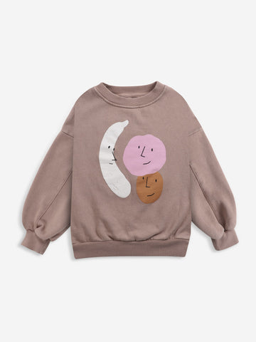 Bobo Choses Purple Fruits Sweatshirt