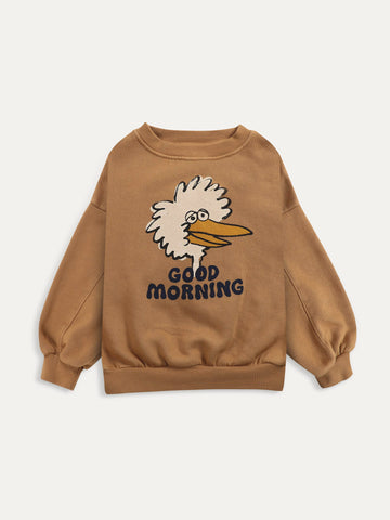 Bobo Choses Brown Birdie Sweatshirt