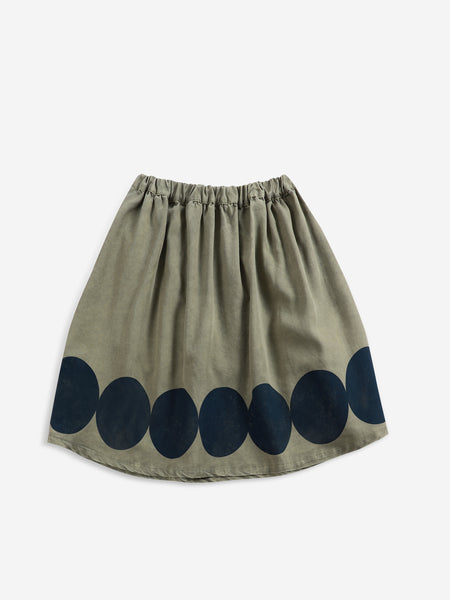 Bobo Choses Navy Ovals Woven Midi Skirt