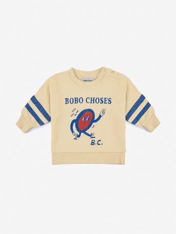 Bobo Choses Baby Walking Clock Sweatshirt