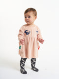 Bobo Choses Baby Birds Velvet Dress