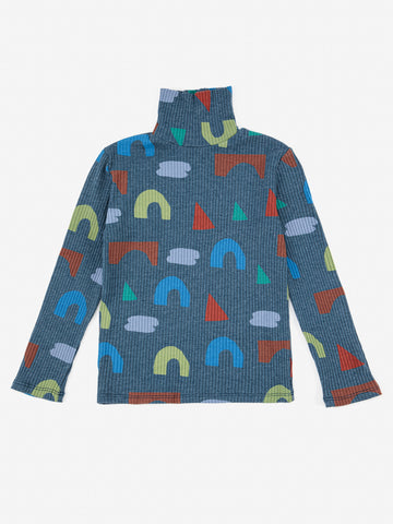 Bobo Choses Playful All Over Turtleneck T-shirt