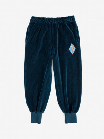 Bobo Choses Kids B Patch Velvet Jogging Pants