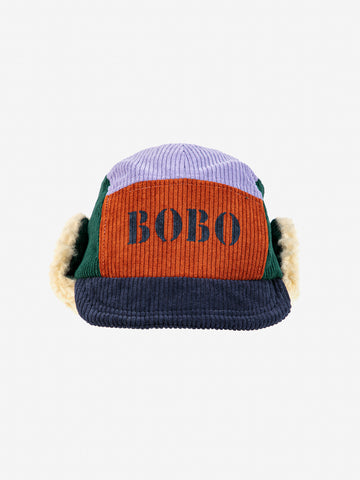 Bobo Choses Bobo Color Block Corduroy Cap