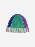 Bobo Choses Purple Stripes Color Beanie