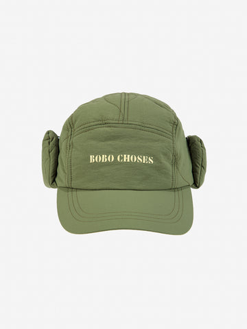 Bobo Choses Green Padded Cap