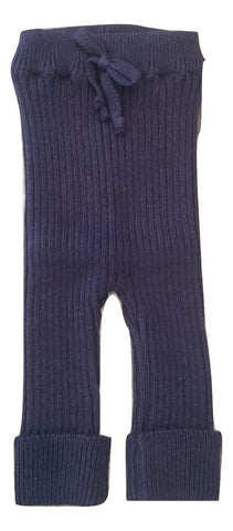 Message in The Bottle Navy Knit Leggings