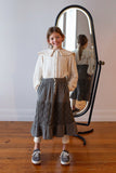 Belle Chiara Grey Double Gauze Padded Skirt