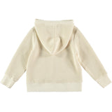 Belle Chiara Ecru Honeycomb Hoodie Sweatshirt