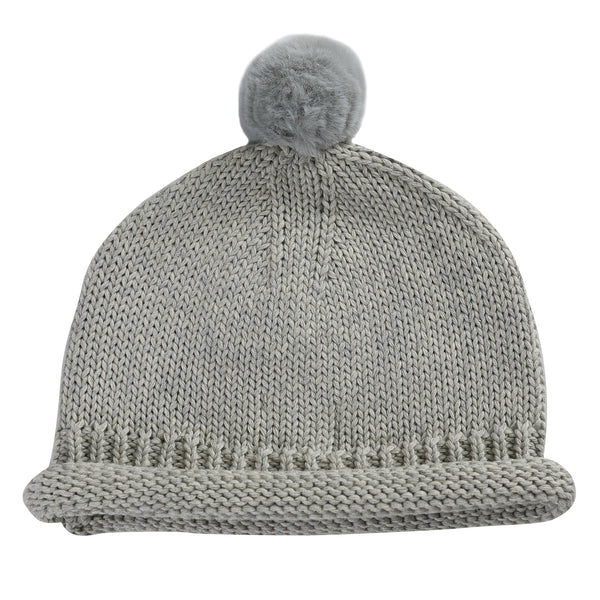 Donsje Amsterdam Soft Grey Melange Mackle Hat