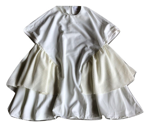Nunu Forme White Oversized Dress