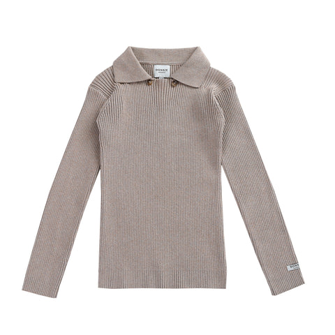 Donsje Amsterdam Grey Beige Melange Thomas Sweater