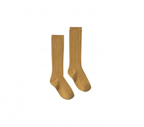 Rylee & Cru Marigold Solid Knee Socks