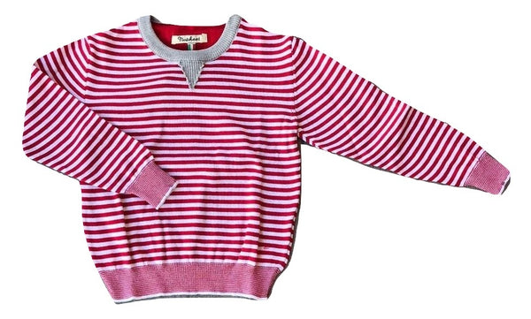 Nupkeet Red & White Stripe Sweater