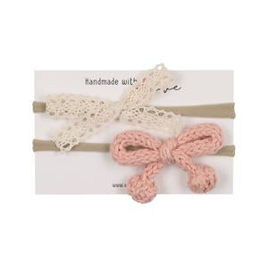 Arbii  Rose Cameo Vintage Crochet Newborn Gift Set