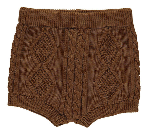 Marmar Copenhagen Knit Deep Brown Peppa Bloomer Short