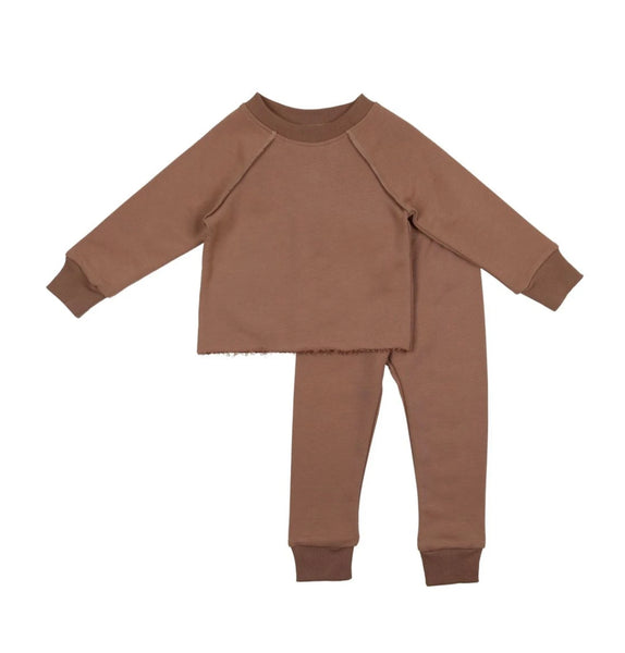 Urbani Mocha Baby Sweatshirt Set