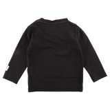 Small Rags Danny Long Sleeve Sweatshirt Jet Washed Black