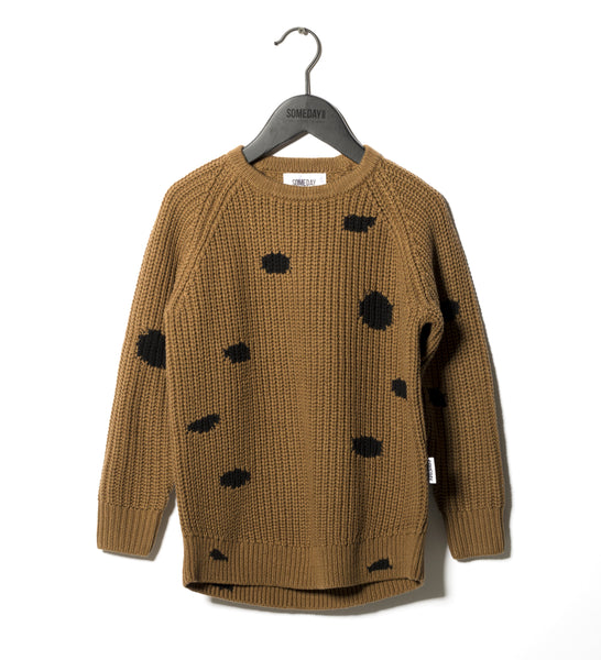 Someday Soon Khaki Peters Knit Sweater