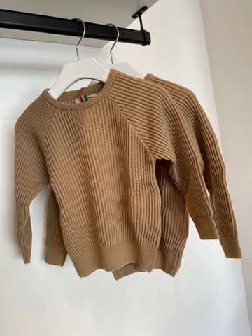 Nupkeet Sand Fishermans Crew Neck Sweater