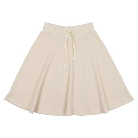 Urbani Ivory Waffle Skirt