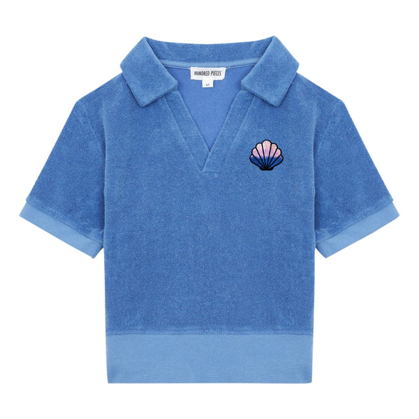 Hundred Pieces Blue Terry Polo