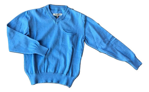 Nupkeet Blue Solid Sweater