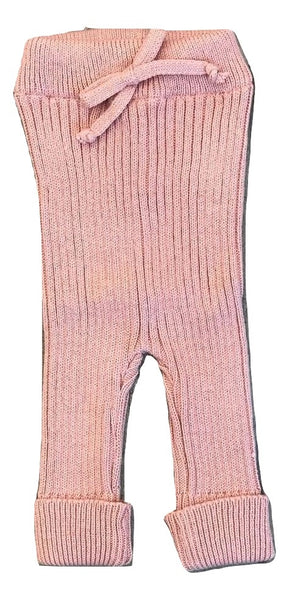 Message in The Bottle Pink Knit Leggings