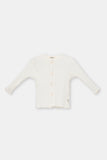 My Little Cozmo Baby Ivory Rib Slub Button Legging Set