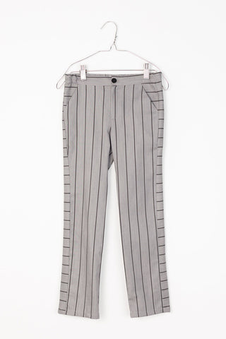 Motoreta Grey with Black Lines Pitillo Pant