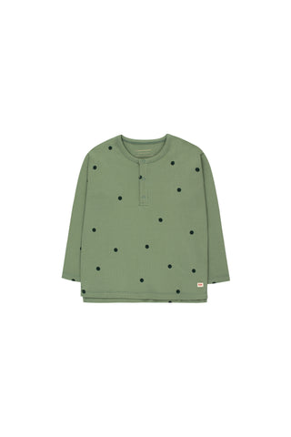 Tinycottons Green Dots Rib Tee