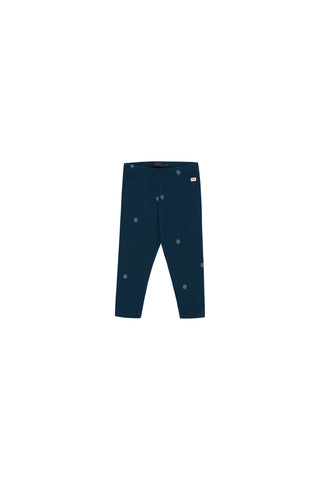 Tinycottons Navy Dots Rib Pant